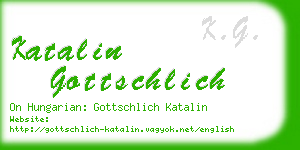 katalin gottschlich business card